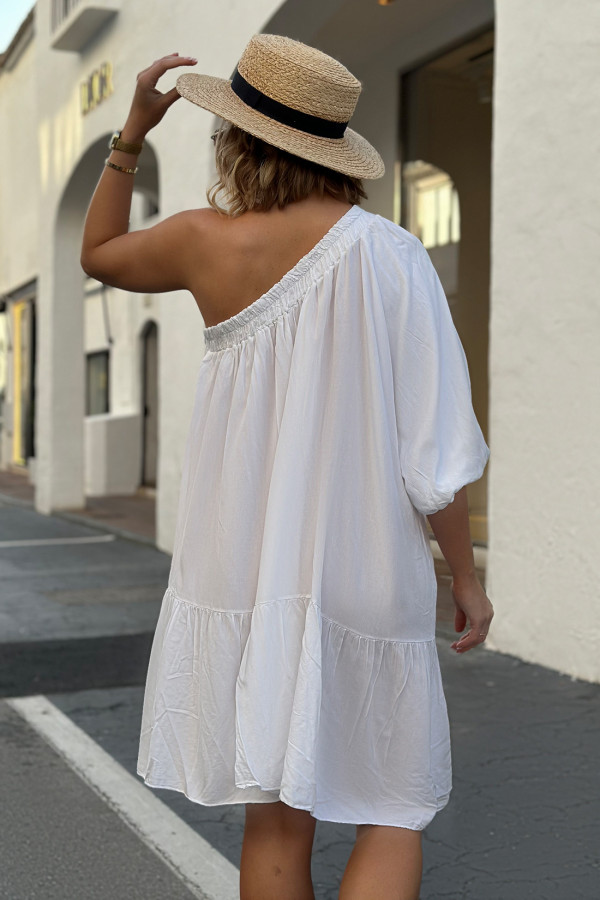 Sukienka hiszpanka Marbella Biały 1