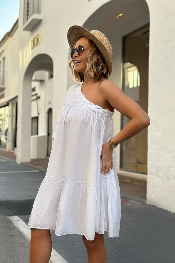 Sukienka hiszpanka Marbella Biały 3