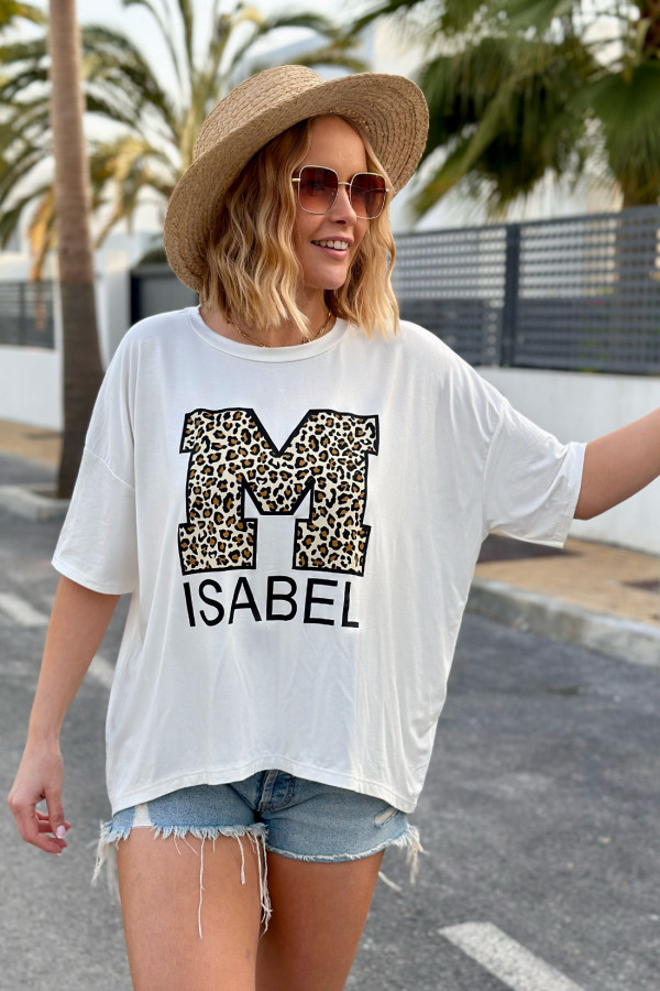 T-shirt M Isabel Czarny