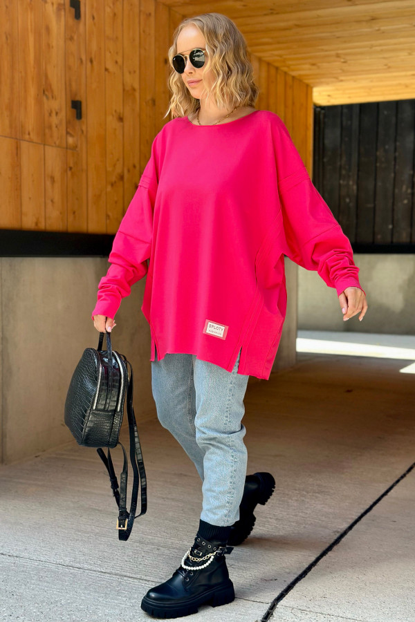 Bluza oversize Andrea Fuksja 1