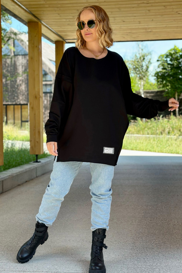 Bluza oversize Andrea Czarny 5