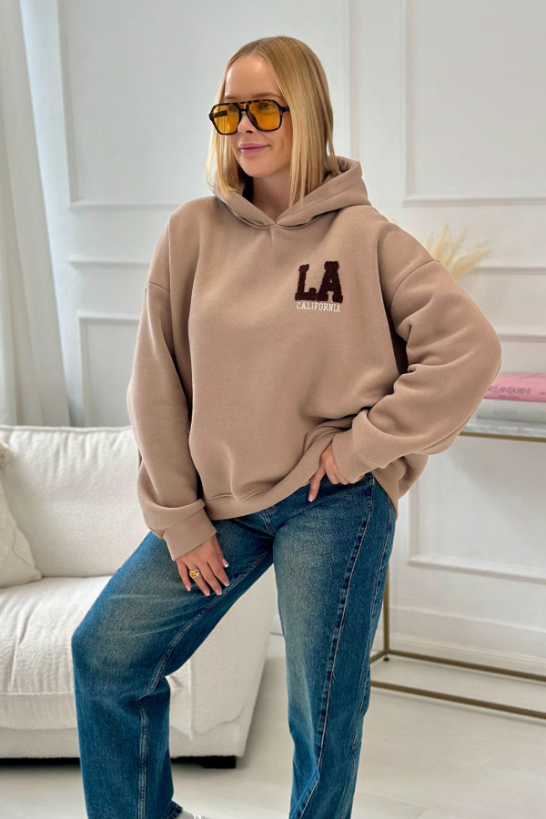 Bluza oversize California Beż