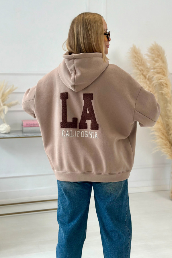 Bluza oversize California Beż 4