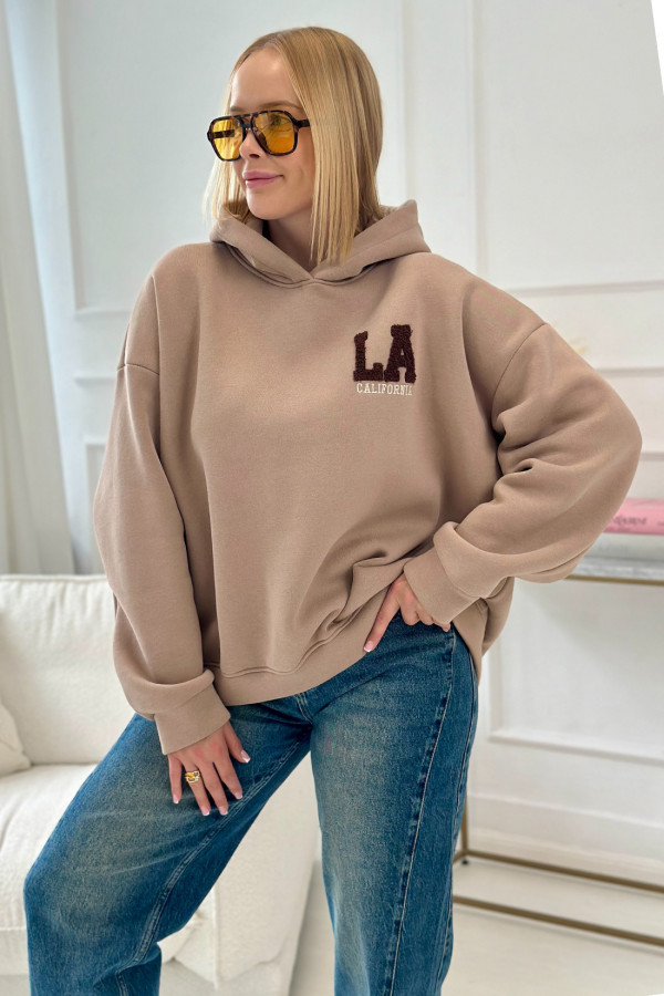 Bluza oversize California Beż 5