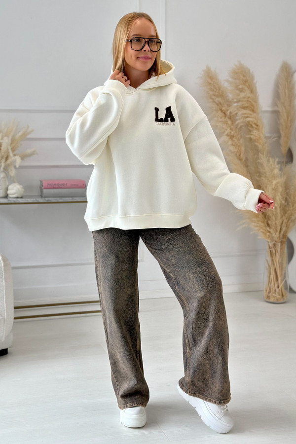 Bluza oversize California Ecru 4