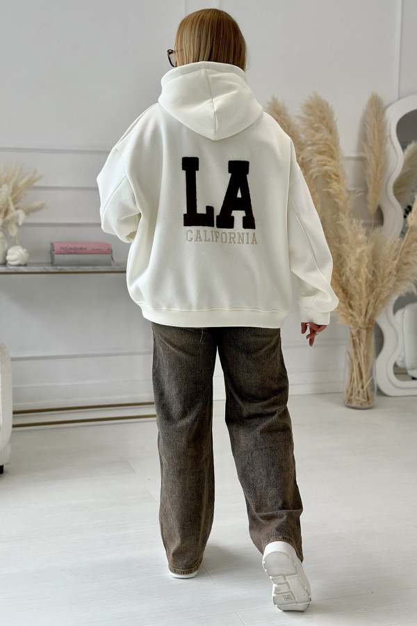 Bluza oversize California Ecru 6