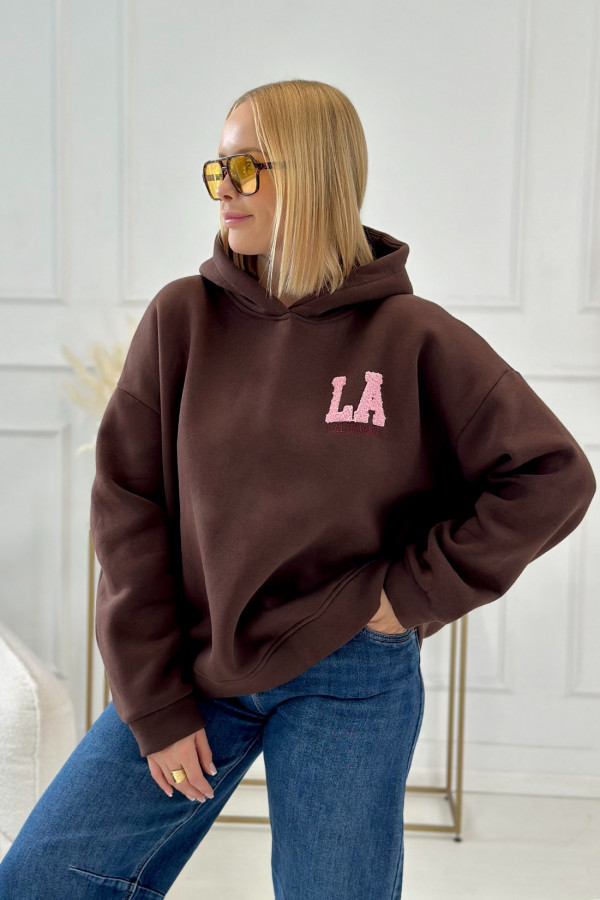 Bluza oversize California Czekolada 5